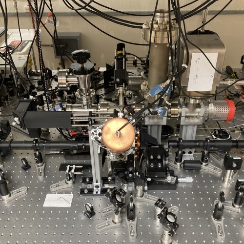 Ion trap chamber and optics