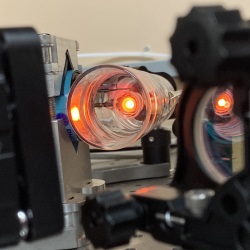 Spectroscopy with a hollow-cathode lamp